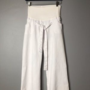 Pickles and Ice Cream NWT belted white jeans sz 12